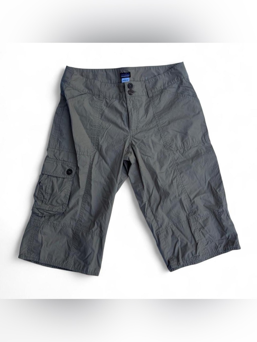 Patagonia Organic Cotton Khaki Cargo Capris